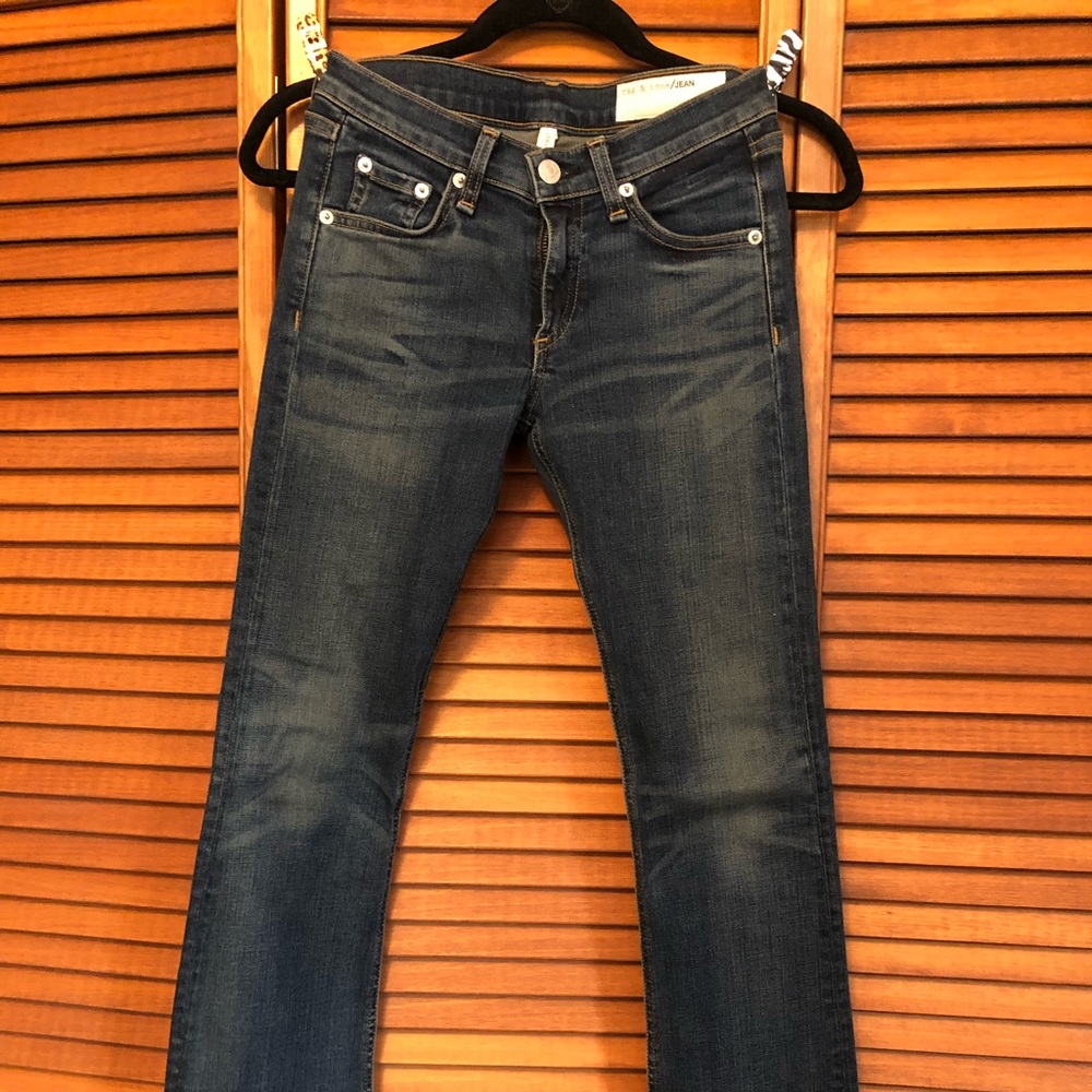 Rag & Bones slim boot cut like new jeans